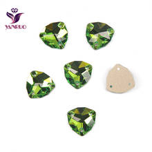 Yanruo 3272 trilliant peridot tudo para artesanato costura pedras ornamentos verde strass roupa de banho de vidro 2024 - compre barato