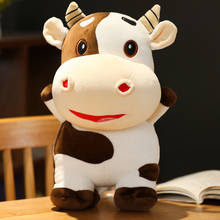 Lovely Cute Animal Cartoon Cows Stuffed Plush Toy Super Comfortable Soft Toy Children Birthday Present Christmas Gift 2024 - buy cheap
