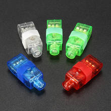 10pcs Red/Green/Blue/White/RGB Luminous Finger Indicator Light Colorful LED Night Lamp Holiday Light 2024 - buy cheap