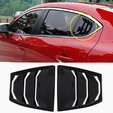 Rejillas de ventilación para coche Mazda 3 Axela 4Dr Sedan 2014, 2015, 2016, 2017, 2018, lateral de ventana trasera, accesorios de coche 2024 - compra barato