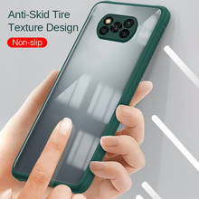 for poco x3 nfc case Transparent Shockproof Bumper Phone Case for xiaomi poco x 3 3x pocox3 Camera Protection Cover Coque Fundas 2024 - buy cheap