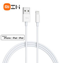 Оригинальный кабель ZMI MFI usb с разъемом Lightning для быстрой зарядки и передачи данных для iPhone 12 11 xs xr 8 7 6s plus 5se Apple ipad pro зарядное устройство 1 М 1,5 м 2 м 2024 - купить недорого
