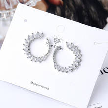 KOFSAC-pendientes de plata de ley 2020 con circonita, joyería exquisita de lujo para mujer, accesorios de boda, 925 2024 - compra barato