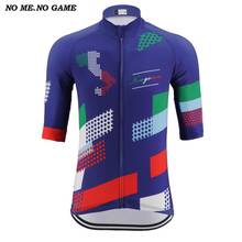 2020 New classic Italy cycling jersey men short sleeve road race bike clothing pro team NO ME NO GAME racing cycling clothing 2022 - buy cheap