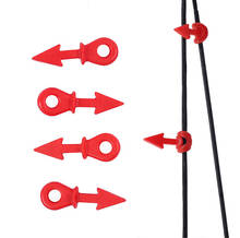 4 pçs bowstring estabilizador arco composto corda estabilizador supressor vibração para caça tiro com arco acessórios 2024 - compre barato