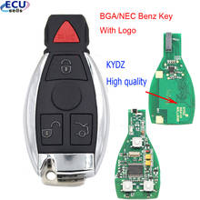 Llave Inteligente 3 + 1 botones 315MHz para Mercedes Benz soporte de llave remota automático NEC y BGA 2000 + año 2024 - compra barato