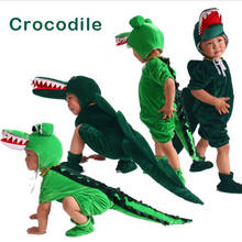 Crocodile Jumpsuit For Baby Kids Adults Halloween Cosplay Costume Christmas Gift Role Play Performance Clothing Family Matching 2024 - buy cheap