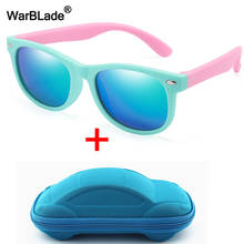 WarBlade New Polarized Kids Sunglasses Children Sun Glasses Silicone Safety Boys Girls Glasses Baby Gift UV400 Eyewear With Boxe 2024 - купить недорого