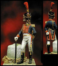 New Unassembled 1/32 ancient man officer of the guard (WITH BASE )    Resin Figure Unpainted Model Kit 2024 - buy cheap
