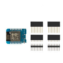 Placa de desarrollo WIFI Mini, placa NodeMCU Lua IOT ESP8266 ESP-12, CH340G, CH340, V2, USB, WeMos D1, 3,3 V 2024 - compra barato