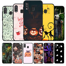 Halloween black Phone Case For Samsung A10 M10 A20 A30 A40 A50 A30S M20 M30 M30S M40 A60 A01 A21 A31 A51 A71 A20E 2024 - buy cheap