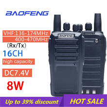 Baofeng-walkie-talkie de UV-6, Radio bidireccional de largo alcance, 136-174/400-480MHz, VHF, UHF, banda Dual, transceptor de Radio de mano, interfono 2024 - compra barato