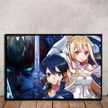 Nordic Style Poster Anime Sword Art Online Canvas Painting Print Home Decoration Wall Art Pictures Modular For Living Room Frame 2024 - buy cheap