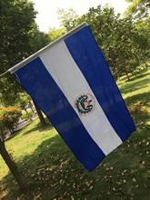 free shipping El Salvador national flags 90*150cm El Salvador polyester hanging flag For Decoration party 3*5feet 2022 - buy cheap