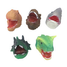 1pcs Animal Finger Sets Novel Dinosaur Shark Crocodile Hand Puppet Toy Fun Party Toy Parent-child Interactive Doll Toys 2024 - buy cheap