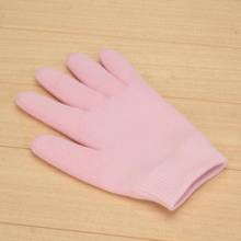 Розовые перчатки отбеливатель для кожи увлажняющий спа-Гель Перчатки Уход за маской для рук Спа-гель перчатки увлажняющее лечение 2024 - купить недорого