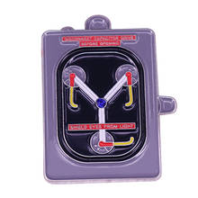 Back To The Future Flux Capacitor Enamel Pin Popular Culture Film Brooch Gift 2024 - buy cheap