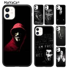 MaiYaCa-funda de Hacker Anonymous para móvil, carcasa para iPhone 5s SE 6 6s 7 8 plus X XR XS 11 12 13 pro max Samsung Galaxy S8 S9 S10 2024 - compra barato