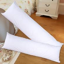 Travesseiro longo branco e interno de 1800g, almofada corporal retangular do anime para dormir, cochilo para casa, quarto, acessórios de roupa de cama 2024 - compre barato
