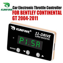 Kunfine controlador eletrônico de acelerador de carro, potente de acelerador de corrida para peças de ajuste bentley continental gt 2014-2019 2024 - compre barato