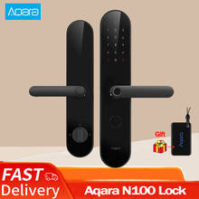 Aqara N100 Smart Door Lock Fingerprint Bluetooth Password Unlock for Mijia for Apple HomeKit Smart Linkage With Doorbell 2024 - buy cheap