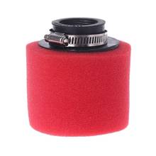 Red Straight Neck Sponge Air Filter 35/38/40/42/45/48mm Sponge Cleaner Moped Scooter Dirt Pit Bike Motorcycle 2024 - buy cheap