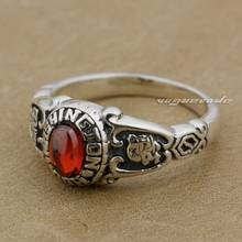 Rings for Women Red CZ Stone 925 Sterling Silver Fashion Ring 9K017 2024 - buy cheap
