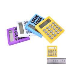 1PC Mini Calculating Office Supplies Student Electronic Calculator Gift Coin Battery Random Candy Color 2024 - buy cheap