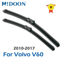 MIDOON Wiper Blades for Volvo V60 Fit Push Button Arms 2010 2011 2012 2013 2014 2015 2016 2017 2024 - buy cheap