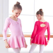Velvet Girls Ballet Leotard Warm Dance Dress Kids Children Dance Practice Costumes Ballet Clothes 2024 - buy cheap