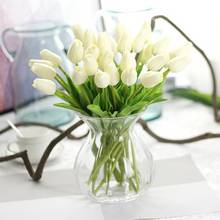 Tulipanes artificiales de PU, y boda flor para decoración del hogar, 1 unidad 2024 - compra barato
