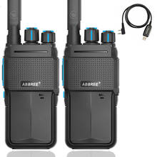 ABBREE-mini walkie-talkie AR-F2, estación de Radio portátil de dos vías, banda uhf, 400-480MHz, transceptor HF, bf-888s, 2 uds. 2024 - compra barato