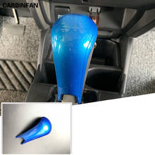Внутренние молдинги для автомобиля-Стайлинг ручной тормоз передач крышка наклейка для Honda FIT Jazz 2014-2020 C1590 2024 - купить недорого