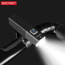 Farol para bicicleta gaciron-farol dianteiro led de 800 lúmens recarregável para ciclismo profissional, lanterna à prova d'água para bicicleta de estrada e mtb 2024 - compre barato