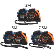 3m 5m 7.5m Retractable Tape Measure 3-Way-Lock Metric Rubber Measuring Tape Rule 2024 - buy cheap