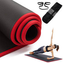 10MM Thickened Yoga Mat Extra Thick High Quality NRB Gym 183X61cm Exercise Pads Pilates Fitness Tasteless Soft  Gym with Bandage 2024 - buy cheap