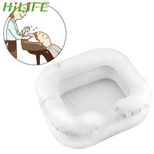 HILIFE-lavabo inflable de PVC para adultos, bañera portátil con tubo de drenaje, para champú, para discapacitados 2024 - compra barato