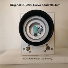 Kit de cabeçote original sg2206 galvo, scanner galvanômetro de 1064nm com estojo de alumínio de fonte de alimentação para máquina de marcação a laser de fibra 2024 - compre barato