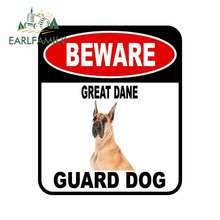 EARLFAMILY 13cm x 11cm BEWARE GREAT DANE GUARD DOG Car Sticker Cover Scratches Composite Sign Pet Dog Decal 2024 - buy cheap