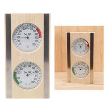 Termômetro e higrômetro vertical para sauna, medição de temperatura e umidade, acessório durável para a casa 2024 - compre barato