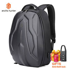 ARCTIC HUNTER-Mochila impermeable para hombre, morral de viaje con carcasa dura, a la moda, con carga USB, y la Universidad para la escuela, 2019 2024 - compra barato