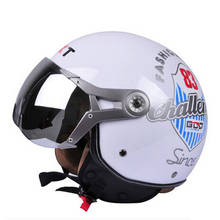 Мотоциклетные шлемы, модель 3/4 года, мотоциклетный шлем в стиле ретро, Casco Cruiser, Scooter, Chopper, винтажные шлемы для верховой езды 2024 - купить недорого