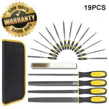 19PCS Metal File Set Heavy Duty Carbon Steel Files Sharping Tool With Steel Brush For Woodwork Glass Ceramic 2024 - buy cheap