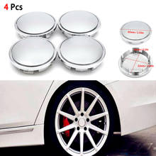 4pcs 56MM Silver Chrome ABS Plastic Flat Surface Car Wheel Center Hub Caps Universal Cover Auto Rim Tire Hubcap 2024 - buy cheap