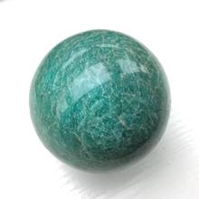 Натуральный Амазонит кварцевая Сфера целебный хрустальный шар фэн-шуй ремесла украшение дома 2024 - купить недорого