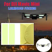 Adesivo luminoso de decoração para dji mavic mini quadricóptero, decalque para câmera de drone, etiquetas de decoração #106 2024 - compre barato