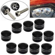 10pcs Motorcycle Bolt Cover Engine Motor Twin Cam Topper Caps 9mm-12mm For Harley Touring Sportster 883 Dyna Softail Accessories 2024 - buy cheap