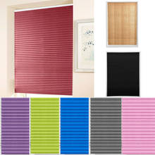 Self-Adhesive Pleated Blinds CurtainsHalf Blackout Windows Curtains Bathroom Balcony Shades Blind for Home Office Window Door 2024 - buy cheap
