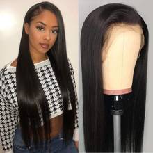 Ali Annabelle 13X4 Straight Lace Front Wigs 4x4 Lace Closure Wigs Straight Human Hair Wigs Pre Plucked Hairline With Baby Hair 2024 - buy cheap