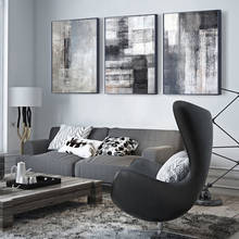 Geométrico abstrato pintura da lona nórdico preto branco cartazes e cópias da arte da parede quadros coloridos para sala de estar decoração casa 2024 - compre barato